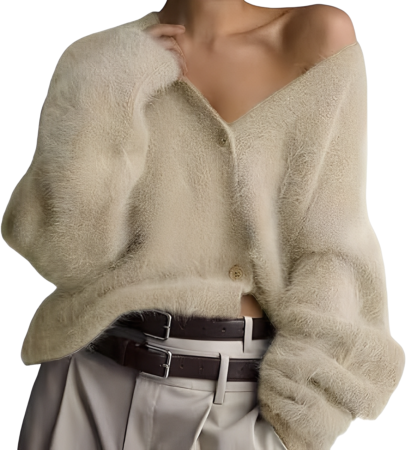 Montana - Moderní, volný dámský cardigan