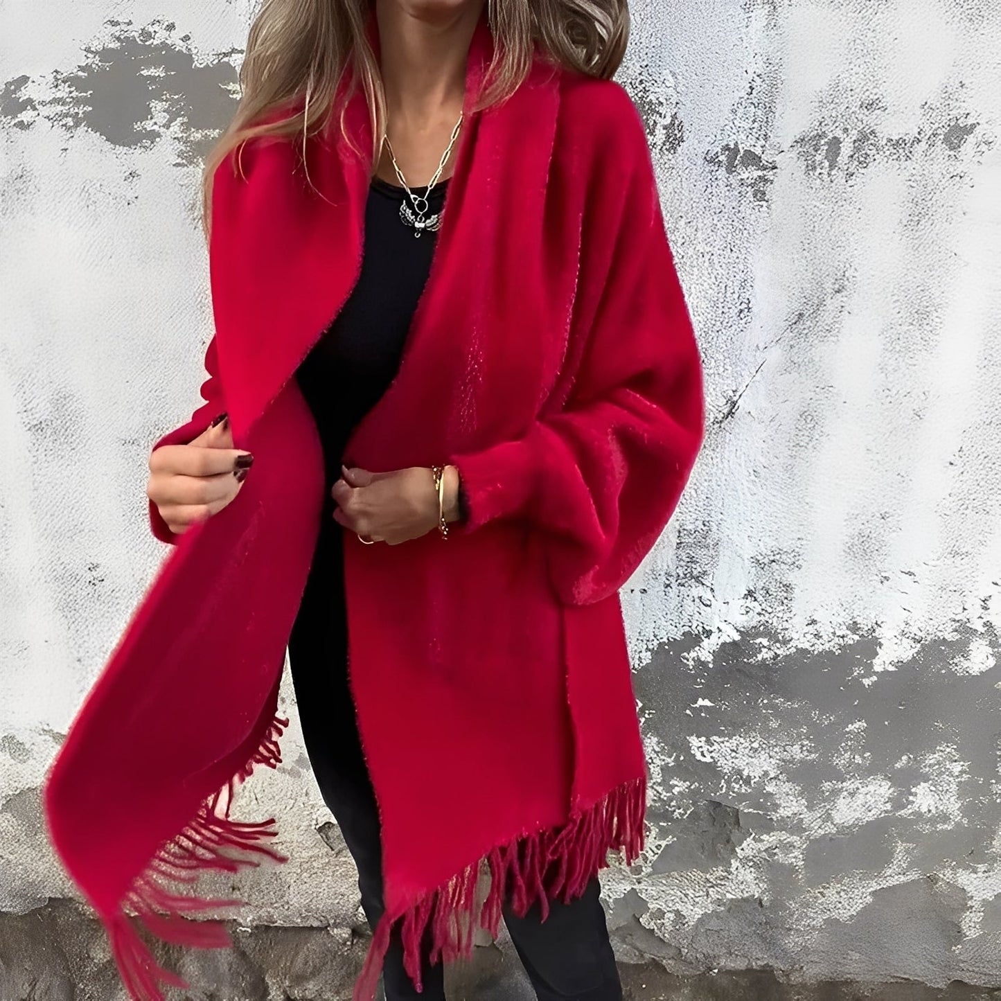 Bethney - Stylová, volně pletená dámská bunda