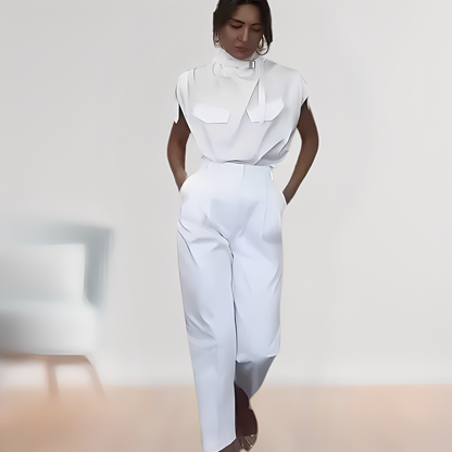 Leona – Moderní overal bez rukávů