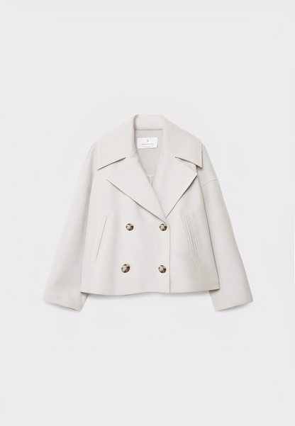 Claire – Krátké Elegantní Dvojité Sako