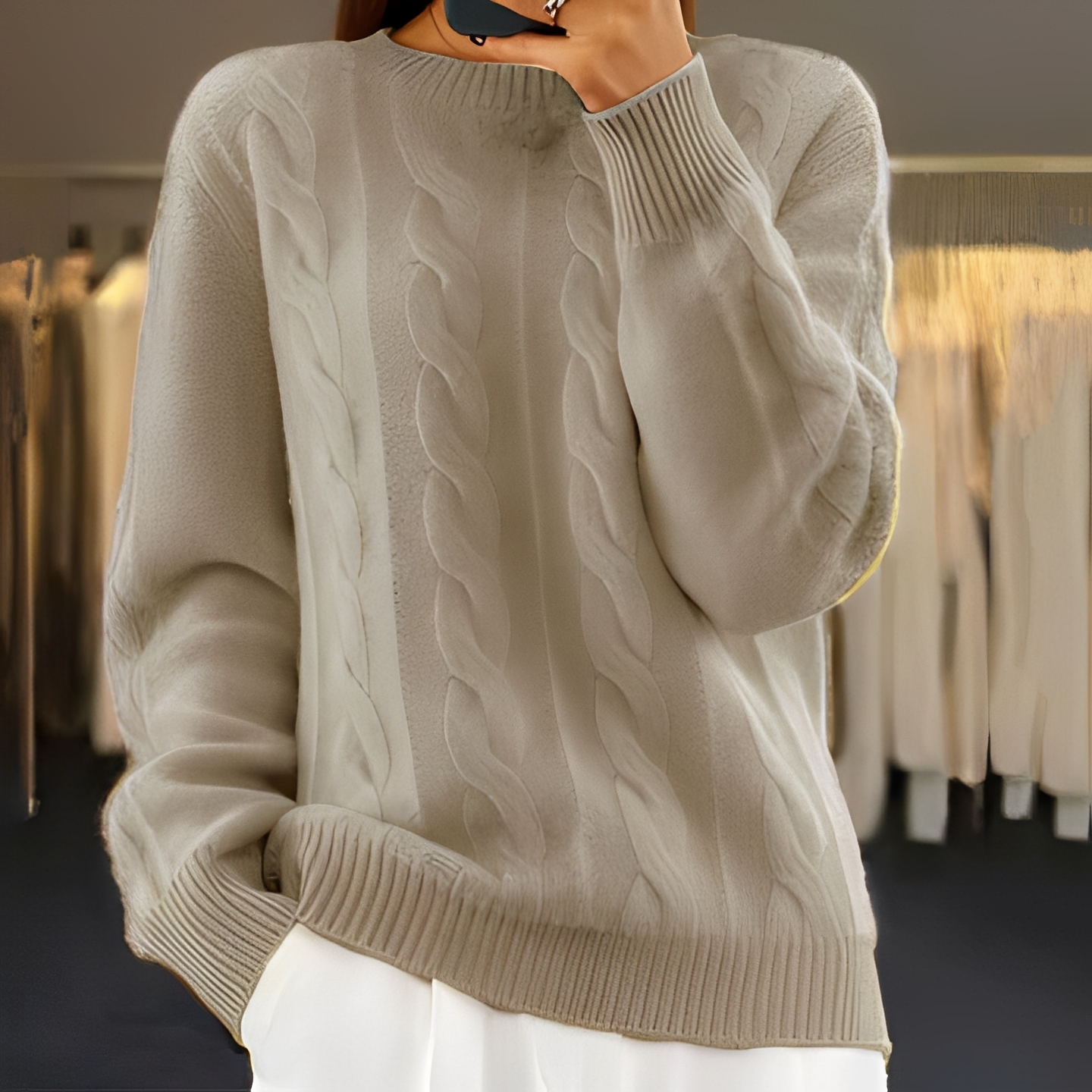 Kaithlene - Pohodlný a teplý svetr pro ženy